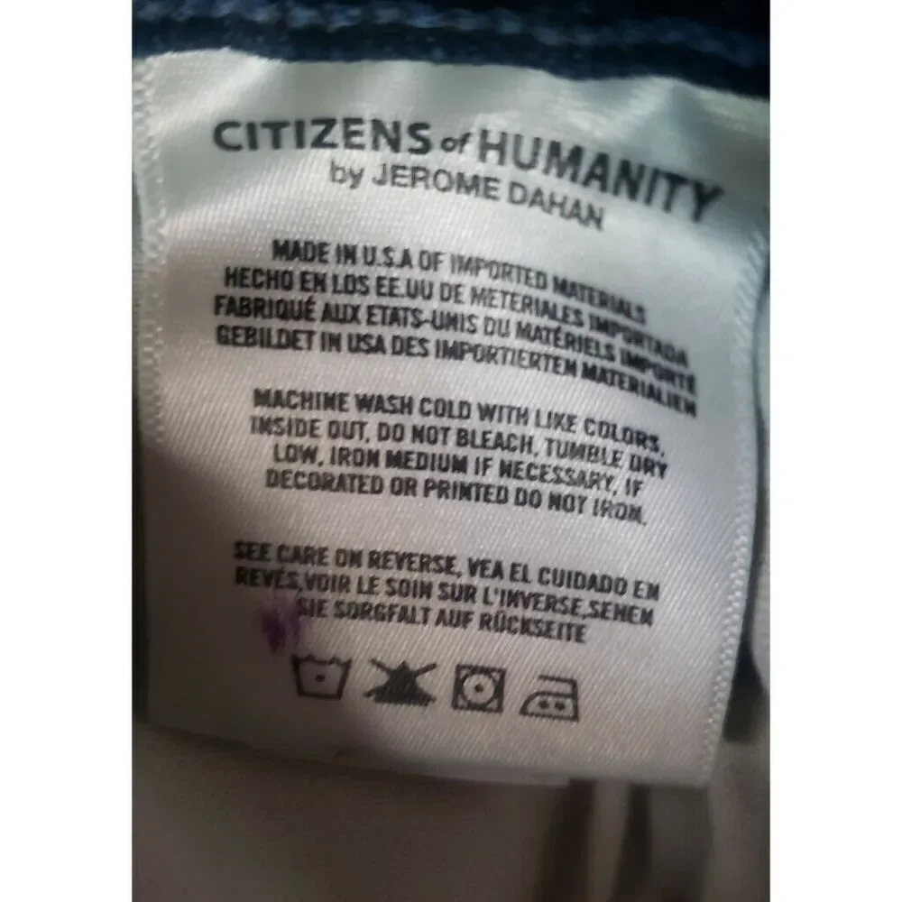 C Of H Jeans 24 Blue Denim Citizens of Humanity Rocket Crop High Rise Skinny